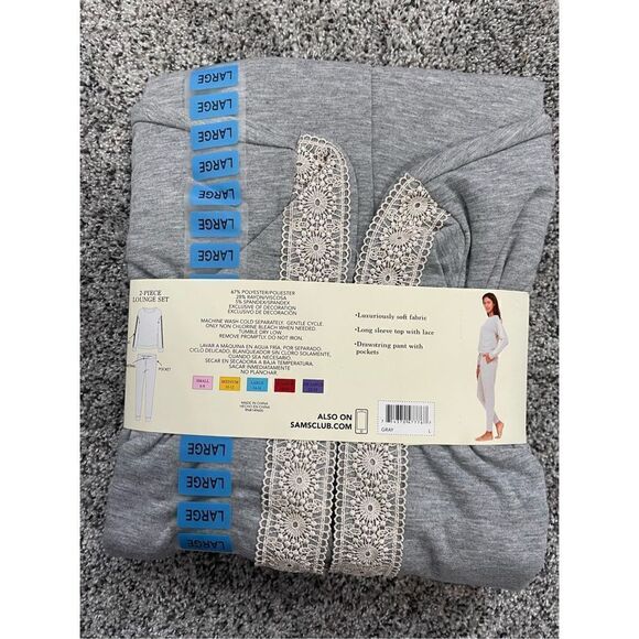 Flora Nikrooz Lounge Set Lg - Picture 2 of 4